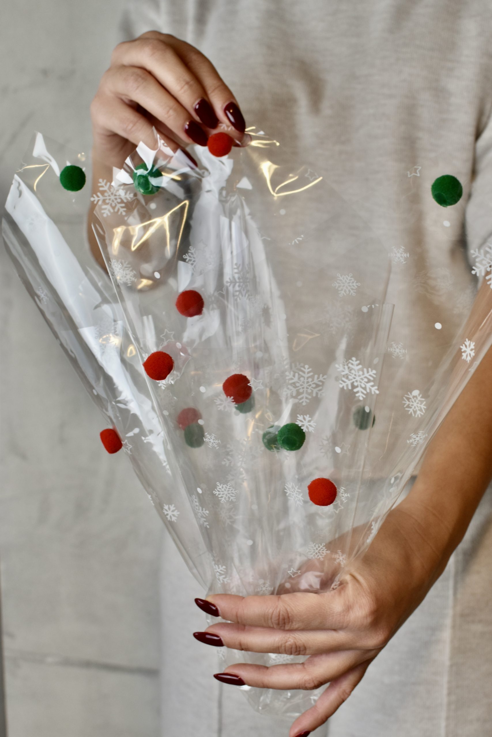 Novogodišnji celofan POM-POM