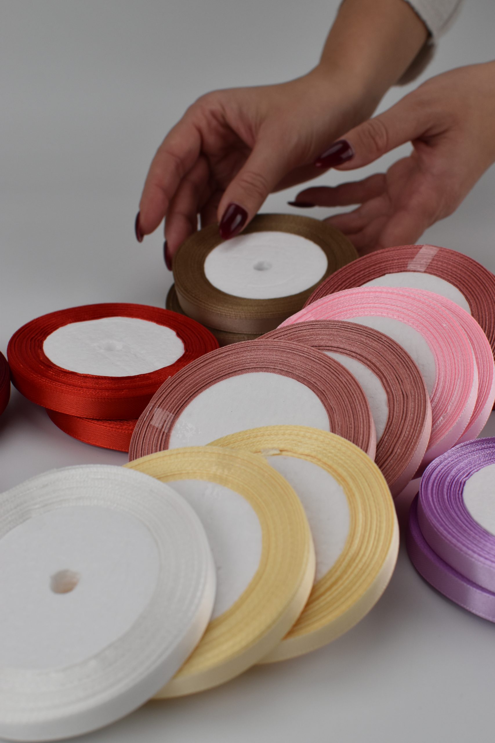 Satenska traka 1cm x 25y - Slika 15