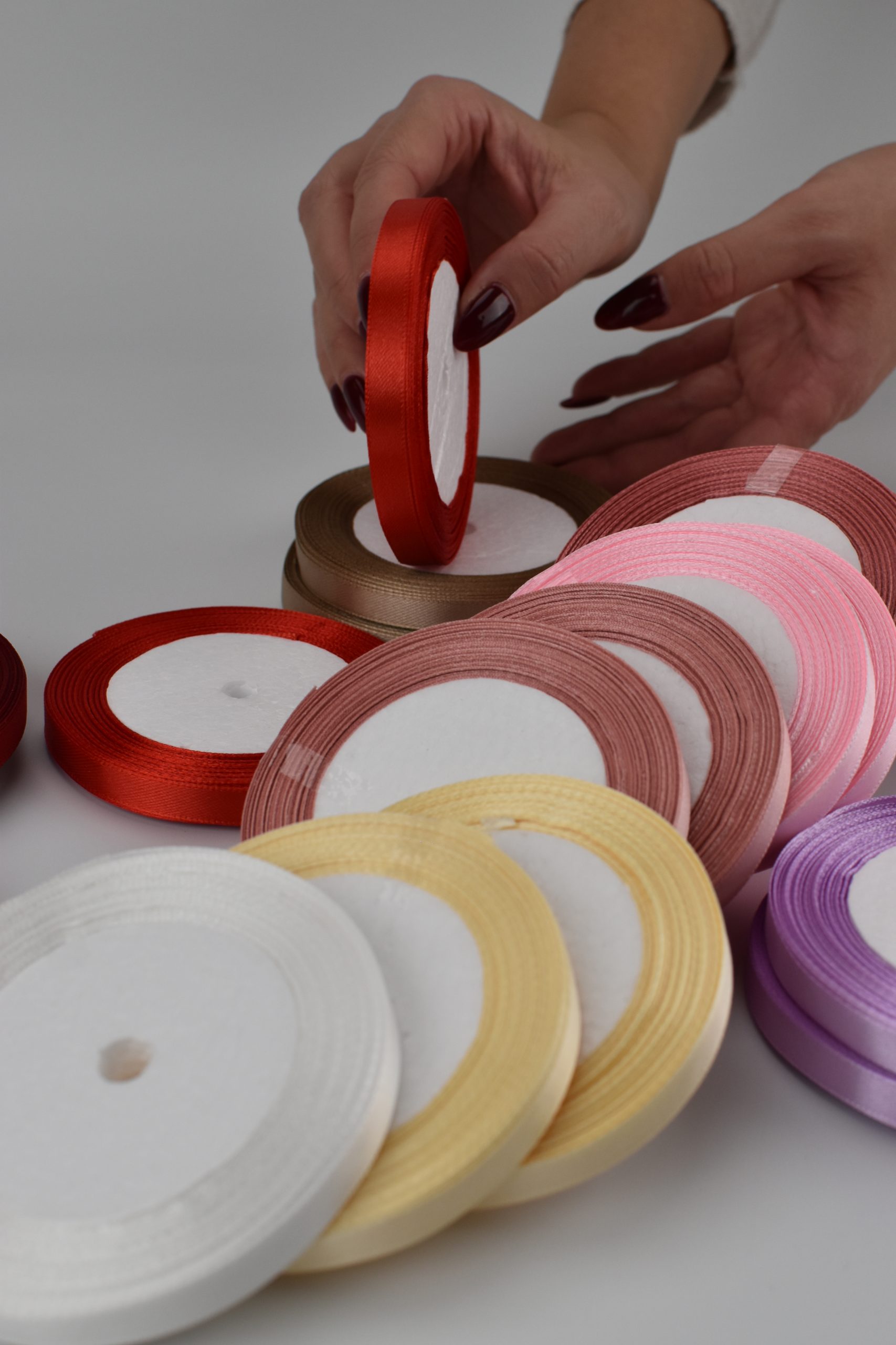 Satenska traka 1cm x 25y - Slika 16