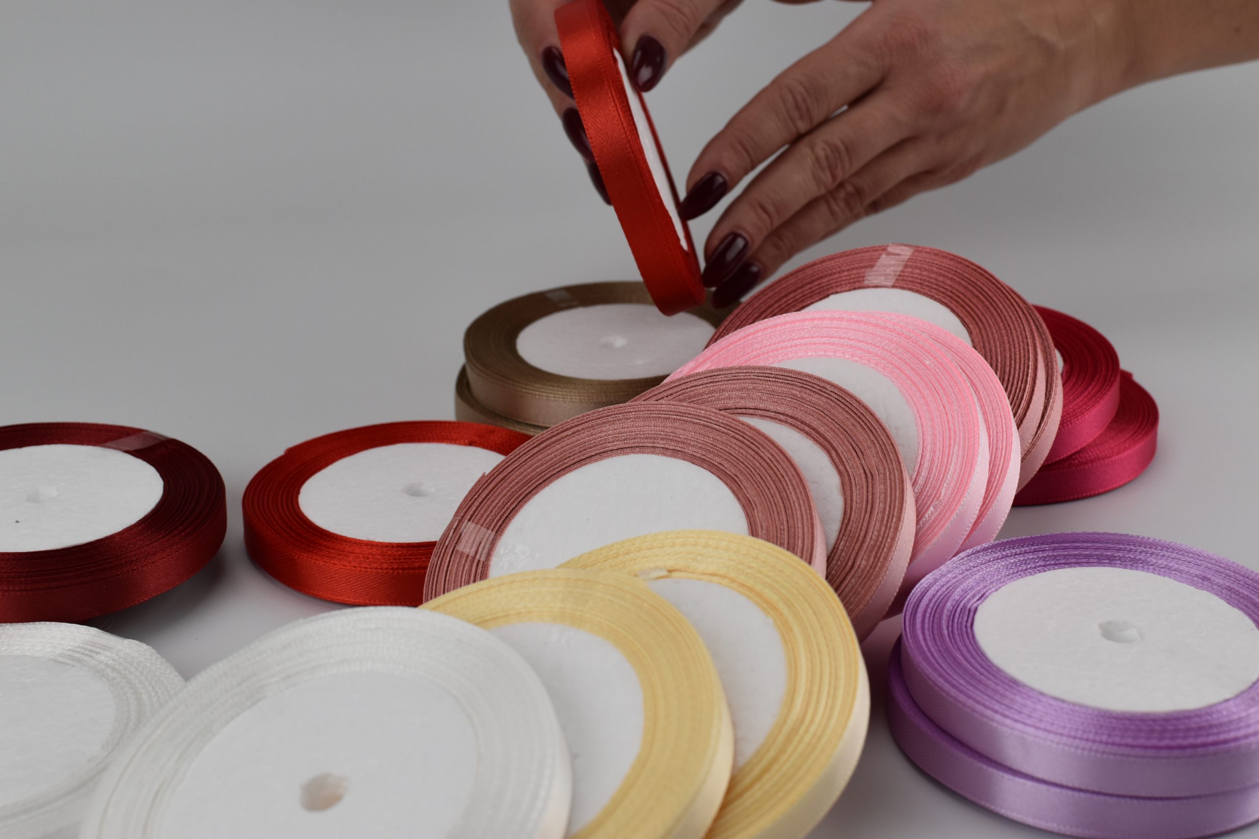 Satenska traka 1cm x 25y - Slika 13