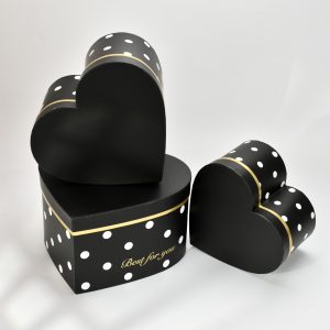 Srce crno-beli set 3/1